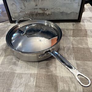 Hestan ProBond Forged Brushed Clad Stainless Steel 3.5 Qt  Covered Saute